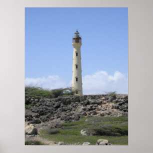 Póster Farol da Califórnia em Aruba