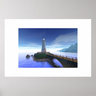 Póster Farol da ilha de Christie