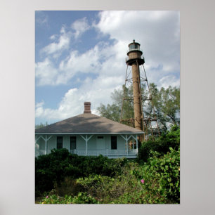 Póster Farol da ilha de Sanibel