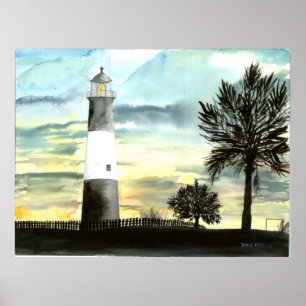 PÓSTER FAROL DA ILHA DE TYBEE