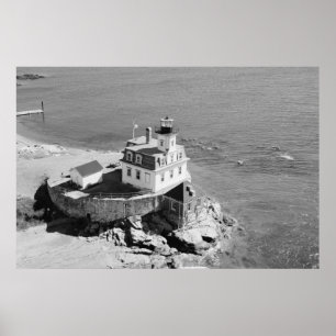 Póster Farol da Ilha rosa