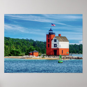 Poster Farol da Ilha Round
