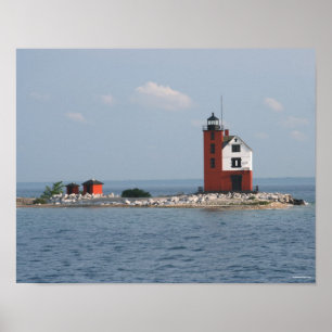 Poster Farol da Ilha Round