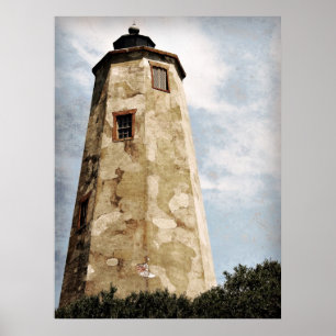Póster "Farol de Baldy velho"