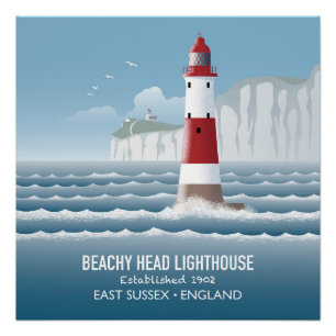 Póster Farol de Beachy Head