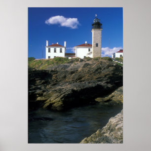 Poster Farol de Beavertail Jamestown Rhode Island