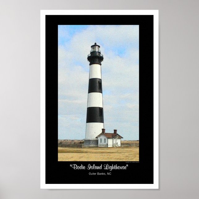 Poster Farol de Bodie Island (Frente)