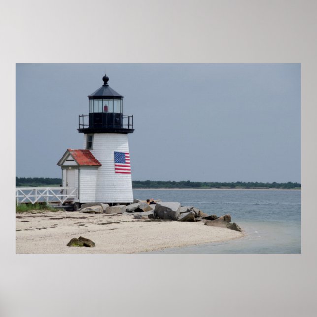 Póster Farol de Brant Point 2 (Frente)
