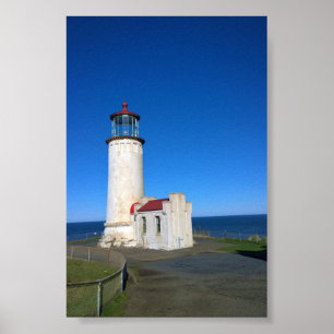 Poster Farol de Cabeça Norte, Desilusão de Cabo, WA