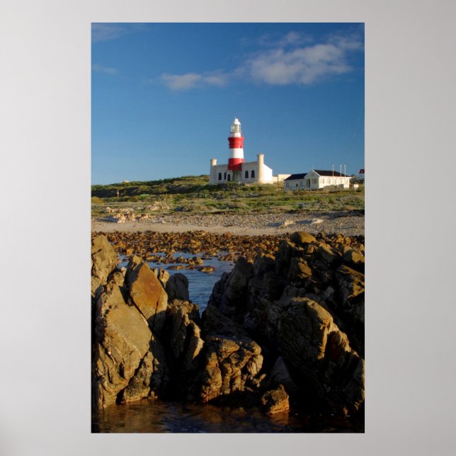 Poster Farol de Cabo Agulhas, Cabo Ocidental (Frente)