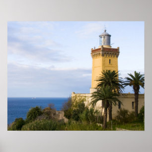 Póster Farol de Cabo Spartel em Tânger Marrocos