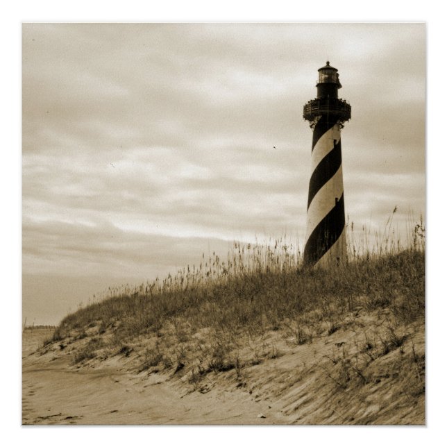 Póster Farol de Cape Hatteras (Frente)
