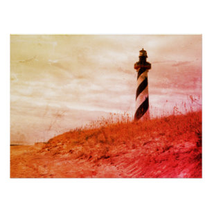 Póster Farol de Cape Hatteras