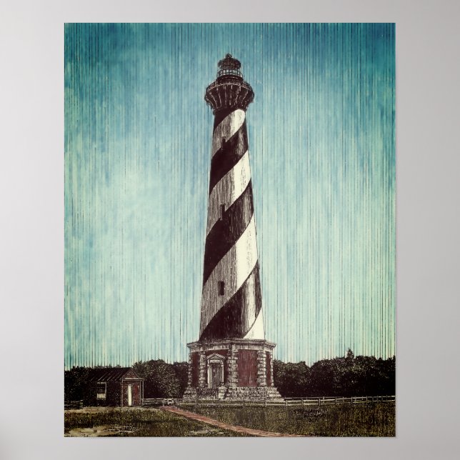 Poster Farol de Cape Hatteras (Frente)