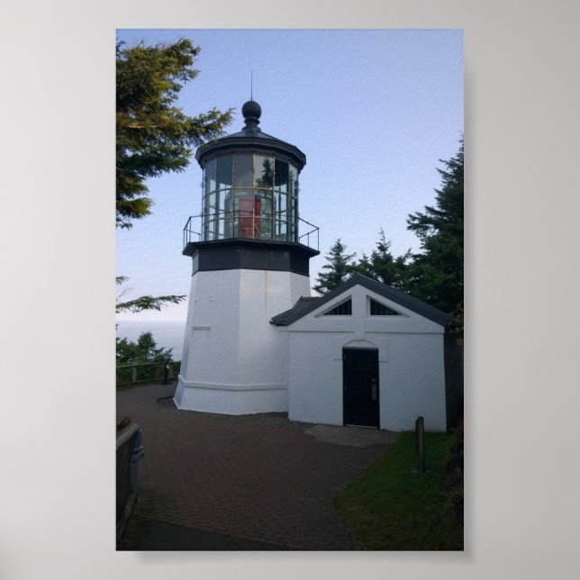 Poster Farol de Cape Meares, OU (Frente)