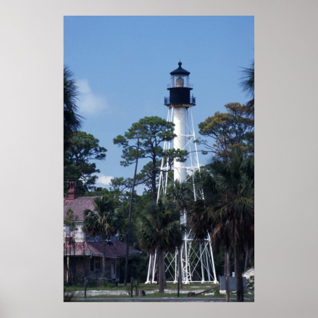 Póster Farol de Cape San Blas (Frente)