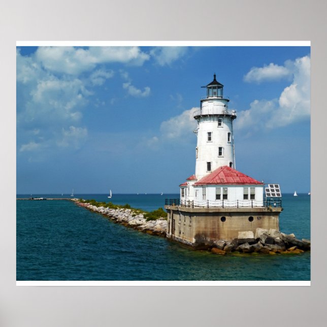 Póster Farol de Chicago (Frente)