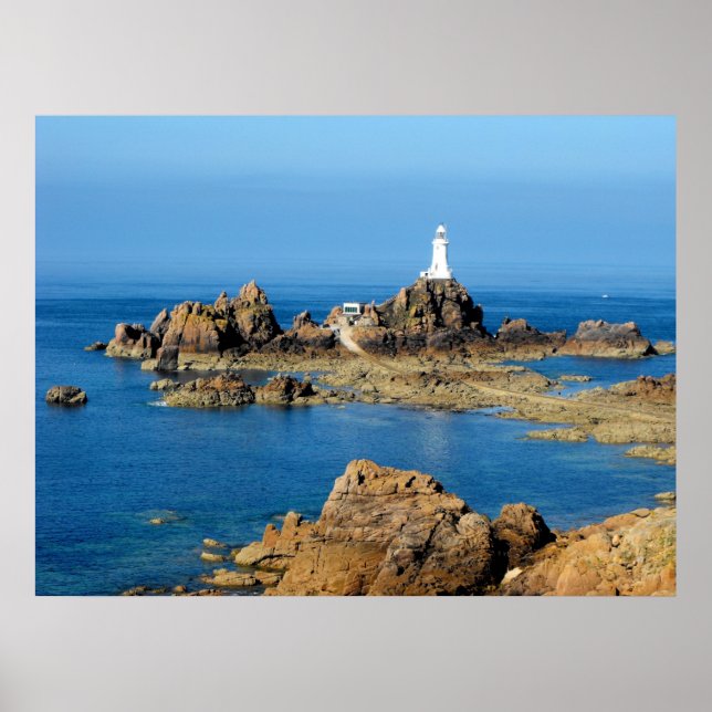 Poster Farol de corbiere na maré baixa (Frente)