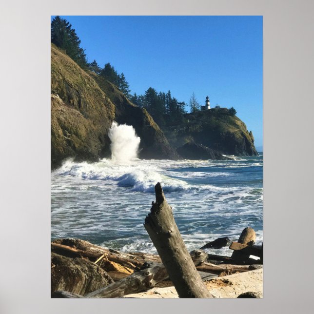 Poster Farol de Desapontamento de Cabo, Washington (Frente)