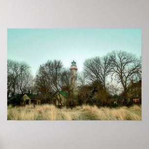 Poster Farol de Evanston