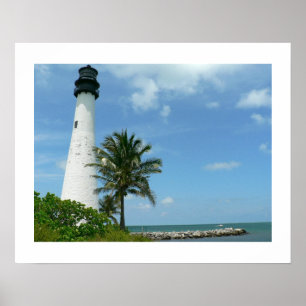 Póster Farol de Florida do cabo