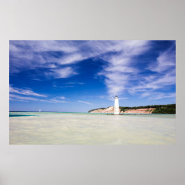 Poster Farol de Frankfort do Norte, Frankfort, MI