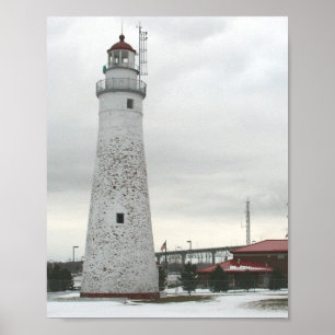 Póster Farol de Gratiot do forte