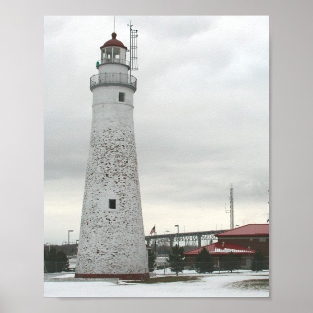 Póster Farol de Gratiot Fort (Frente)