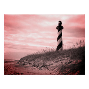 Póster Farol de Hatteras do cabo