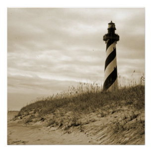 Póster Farol de Hatteras do cabo