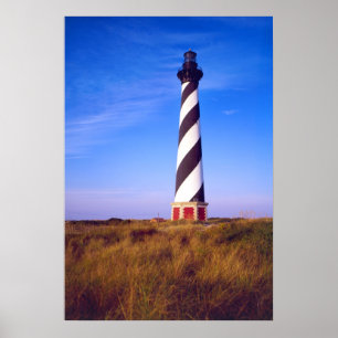 Poster Farol de Hatteras do cabo, North Carolina
