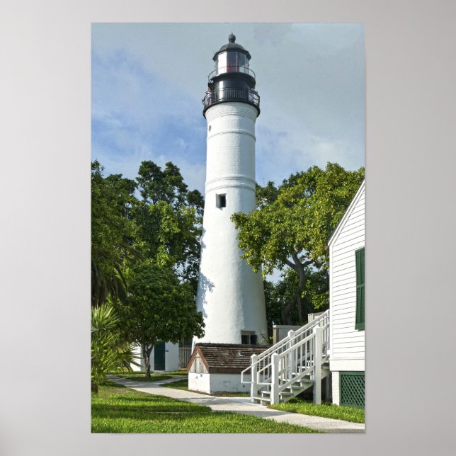 Poster Farol de Key West, Flórida (Frente)