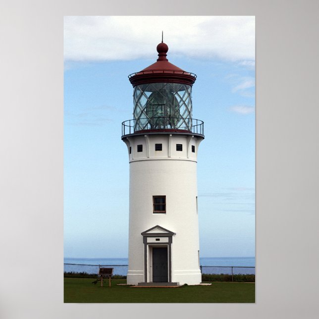 Poster Farol de Kilauea em Kauai (Frente)