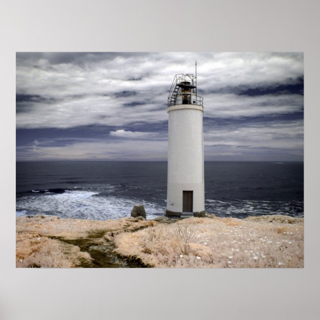 Poster Farol de Laxe | Galiza, Espanha (Frente)