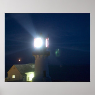 Poster farol de lindesnes, ponto mais meridional da norue