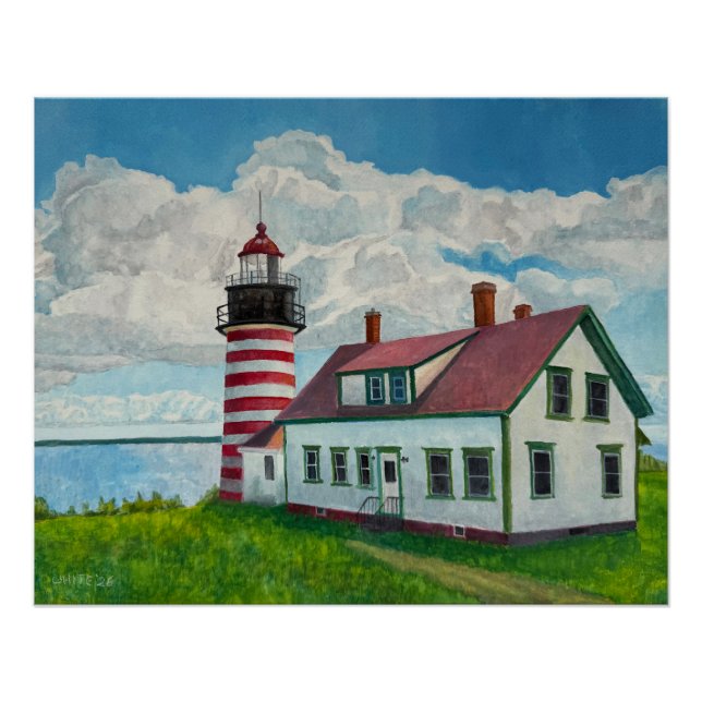 Póster Farol de Maine (Frente)