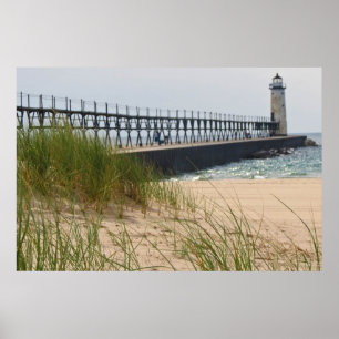 Póster Farol de Manistee