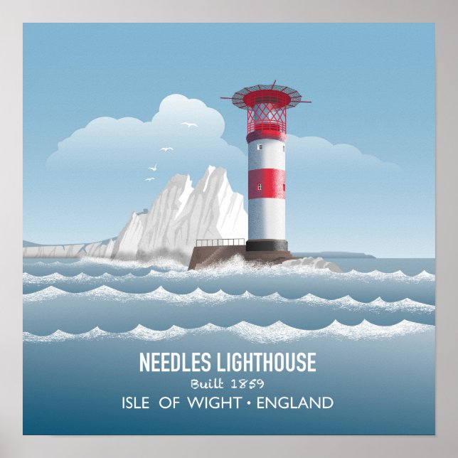 Poster Farol de Needles (Frente)