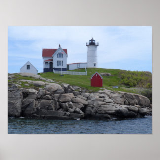 Póster Farol de Nubble - Maine