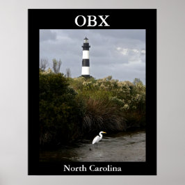 Poster Farol de OBX, Carolina do Norte