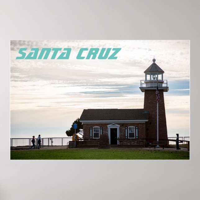 Poster Farol de papais noeis Cruz (Frente)