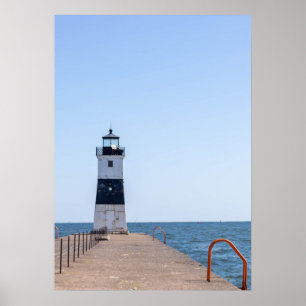 Poster Farol de Pierhead Norte de Isle Presque