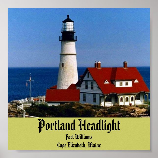 Póster Farol de Portland (Frente)