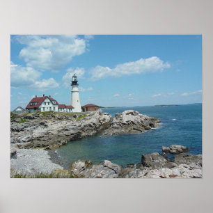 Póster Farol de Portland