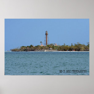 Póster Farol de Sanibel