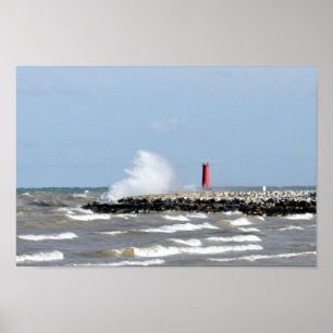 Póster Farol de Sheboygan