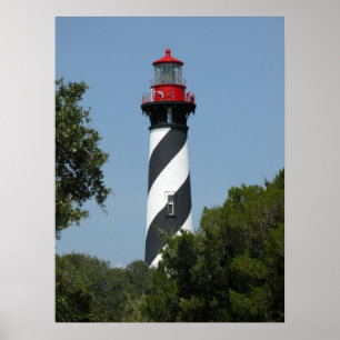 Poster Farol de St Augustine Florida