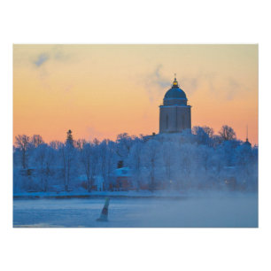 Póster Farol de Suomenlinna