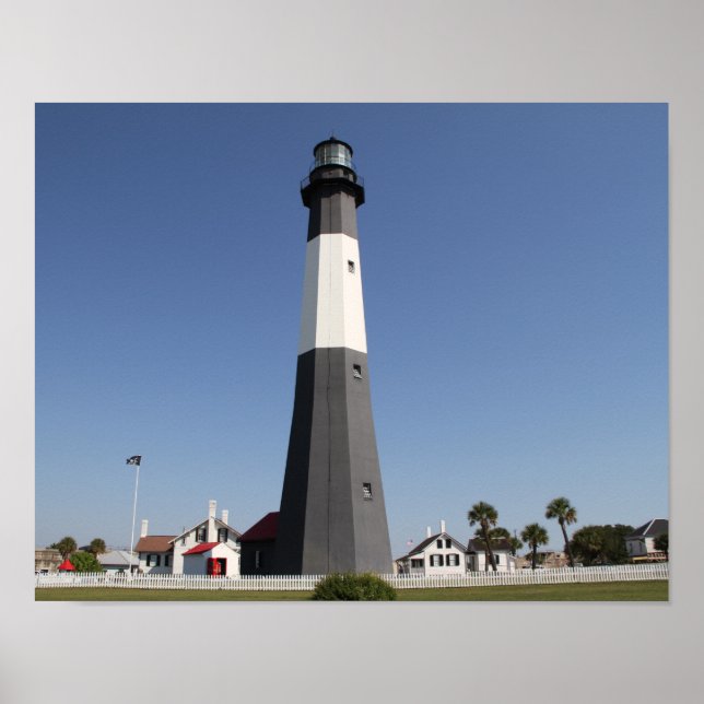 Póster Farol de Tybee Island, Savannah GA (Frente)