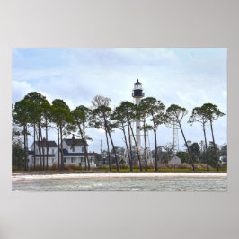 Poster Farol do Cabo San Blas, Flórida, Flórida